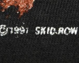 Vintage 90s Skid Row Slave To The Grind Tour T-shirt