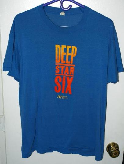 Vintage 50/50 80s Deep Star Six Movie Promo T-shirt