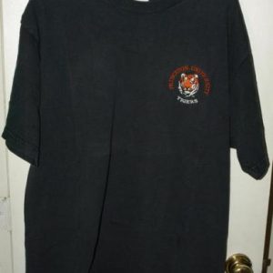 Vtg 90s Nicely Faded Princeton Tigers Embroidered T-shirt