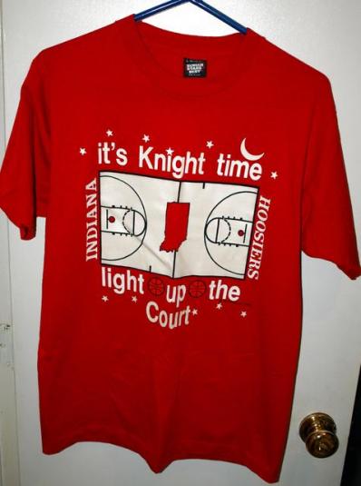 Vintage 80s Indiana Hoosiers Knight Time Practice T-shirt