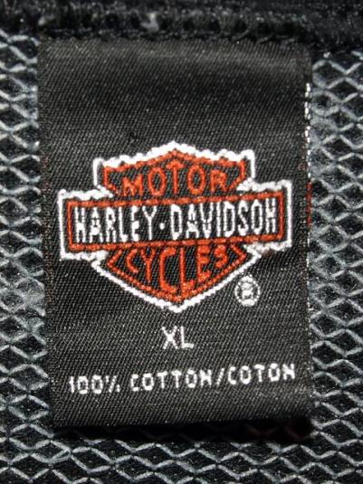 Vintage 90s Harley Davidson Albany Oregon Faux Mesh T-shirt