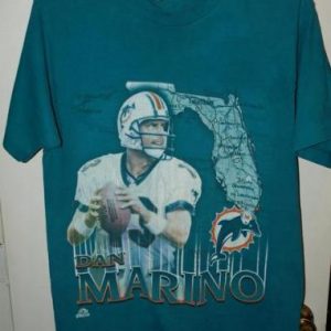 Vintage Pro Player Miami Dolphins Dan Marino QB Club T-shirt