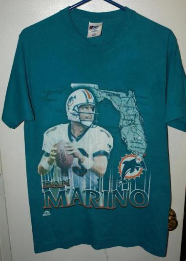 Vintage Pro Player Miami Dolphins Dan Marino QB Club T-shirt