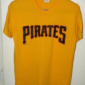 Vintage 90s Russell 50/50 Pittsburgh Pirates Alt T-shirt