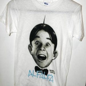 Vintage Ched 50/50 Our Gang Little Rascals Alfalfa T-shirt