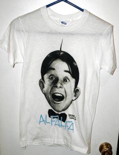 Vintage Ched 50/50 Our Gang Little Rascals Alfalfa T-shirt