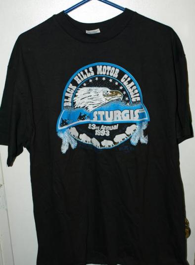 Vintage 1993 53rd Sturgis Black Hills Motor Classic T-shirt