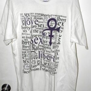Vtg 1997 Prince Jam of the Year World Tour Concert T-shirt