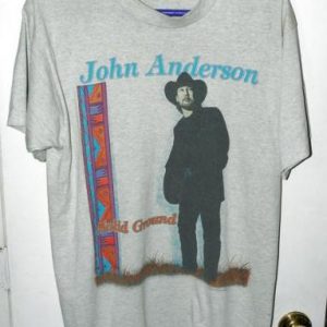 Vintage 90s John Anderson Solid Ground Tour Promo T-shirt