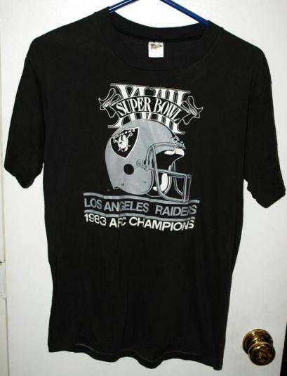 Vintage 1983 Los Angeles Raiders Super Bowl XVIII T-shirt
