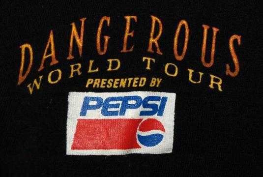 Vintage 90s Michael Jackson Dangerous Tour/Concert T-shirt