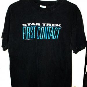 Vintage 90s Star Trek First Contact Promo T-shirt