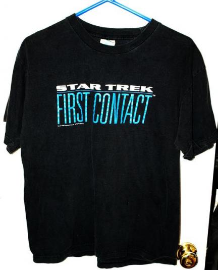 Vintage 90s Star Trek First Contact Promo T-shirt