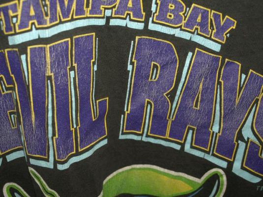 Vintage 90s Tampa Bay Devil Rays Big Logo T-shirt