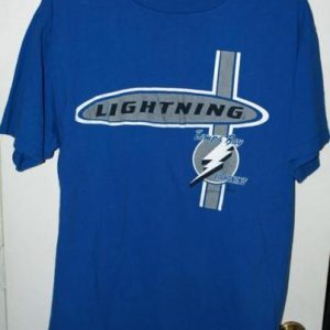 Vintage 90s Logo 7 Tampa Bay Lightning Hockey T-shirt