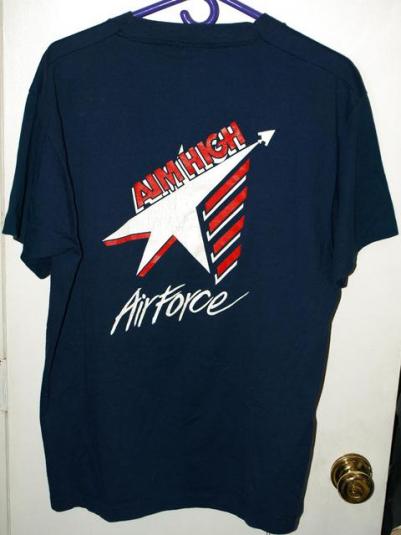 Vintage 90s United States Air Force Aim High T-shirt