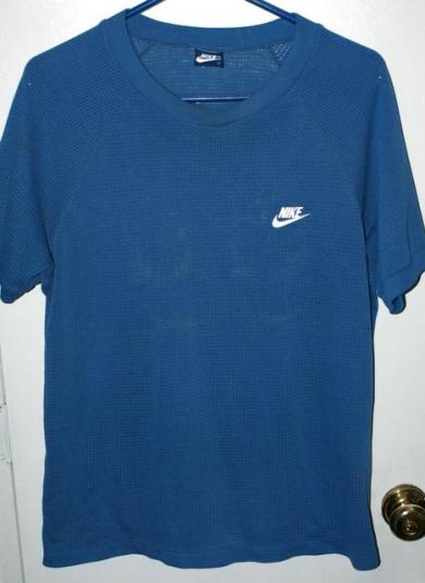 Vintage 80s Nike Blue Tag Mesh Workout T-shirt