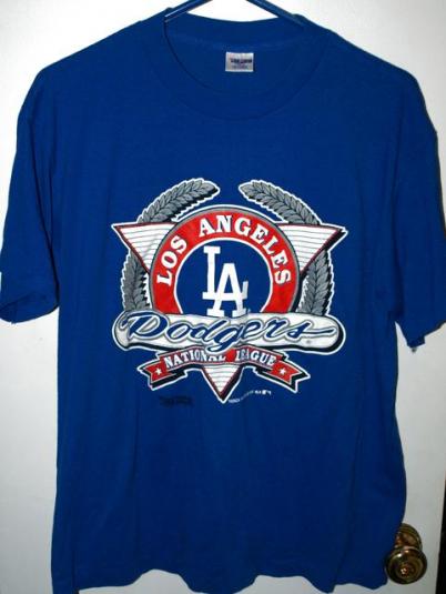 Vintage 1991 50/50 Trench Los Angeles Dodgers T-shirt