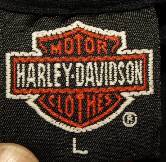Vtg 1991 Harley Davidson 3D Emblem Fort Worth Texas T-shirt