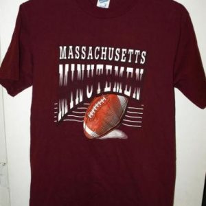 Vintage Velva Sheen UMass Minutemen Football T-shirt