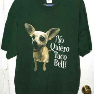 Vintage 90s Yo Quiero Taco Bell Chihuahua T-shirt