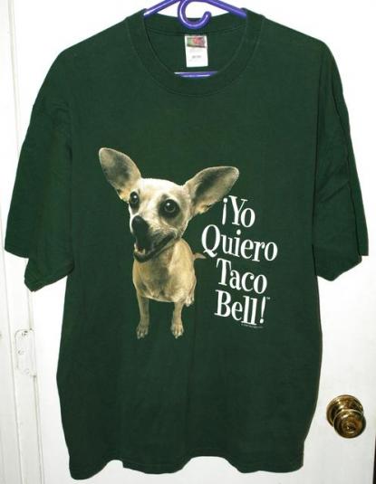 yo quiero taco bell t shirt