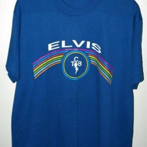 Vintage Near Mint Velva Sheen Elvis Presley TCB T-shirt
