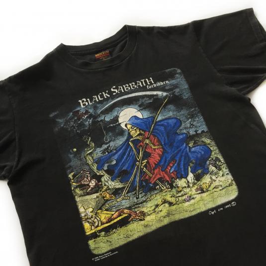 1995 Black Sabbath Forbidden USA T shirt Defunkd