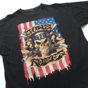 1992 Guns 'n' Roses Flag G'n'f'n'R Tour T-shirt