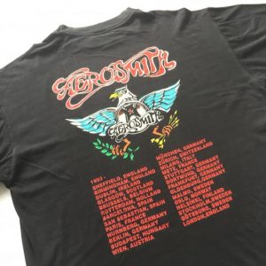 1993 Aerosmith 'Aero Force One' European Tour T-shirt