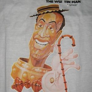 "THE WIZ TIN MAN" 1978 Tshirt MINT VELVA SHEEN Wizard of OZ