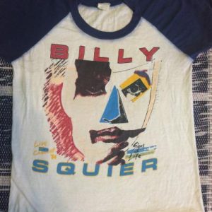 RARE Billy Squire, RATT 1984 signs of life tour tshirt
