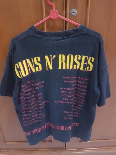 Gun N Roses Use Ur Illusions Vintage Tshirt