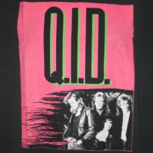 Vintage 80s Q.I.D. Rock Concert T-Shirt Large/XL