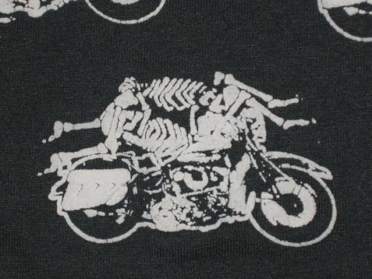 Vintage Fashion Victim Harley Davidson Skeleton Sex T-Shirt | Defunkd