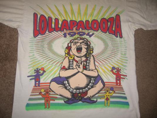 ビンテージ90’s●Lollapalooza 1994フェスティバルTシャツ白size L●230801k5-m-tsh-bnビースティーボーイズトライブコールドクエスト