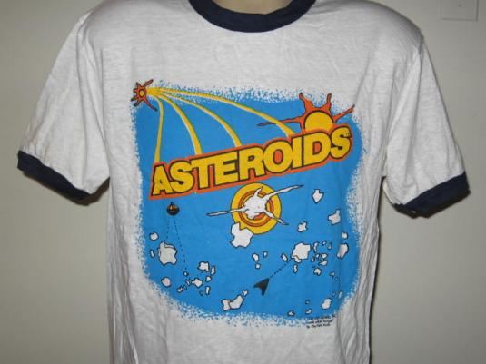 Vintage Deadstock 1981 Atari Asteroids T-Shirt Medium/Large