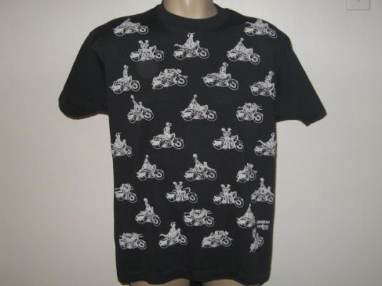 1990s☆Vintage Skull Biker Sex T-Shirts Vintage Fashion Victim Harley Davidson Skeleton Sex T-Shirt | Defunkd