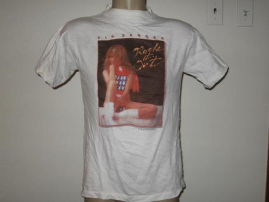 Vintage 1983 Pia Zadora Rock it Out Concert T-Shirt Small | Defunkd