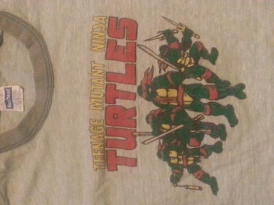 1980s Teenage muntant ninja turtle kids shirt S 6-8