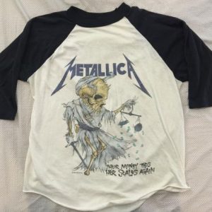 Vintage Metallica 'And Justice for All' Concert Jersey