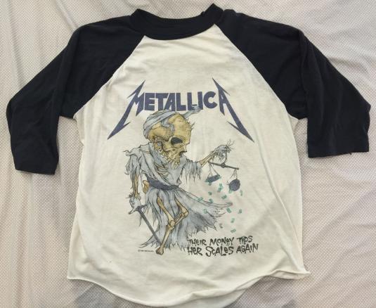 Vintage Metallica ‘And Justice for All’ Concert Jersey