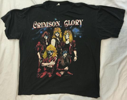 Vintage Crimson Glory Concert T-shirt ‘Trancendence’ Tour