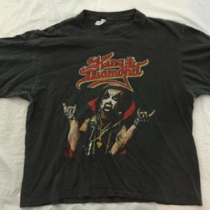 Vintage King Diamond 'North American Tour '87' Black T-shirt