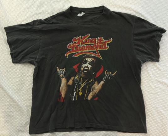 Vintage King Diamond ‘North American Tour ’87’ Black T-shirt