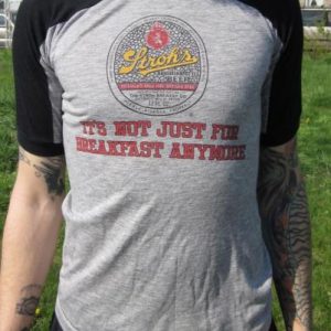 Vintage Stroh's Beer "It Not Just For Breakfast..." T-shirt
