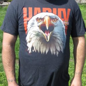 Vintage '86 Harley Davidson Eagle head Hammond, IN T-shirt