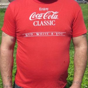 Vintage Coca Cola Classic "Red White & You" Coke T-shirt