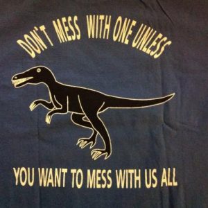 Vintage Shogun Raptor Dinosaur T-Shirt