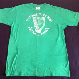 Vintage I'm Proud To Be Irish T Shirt